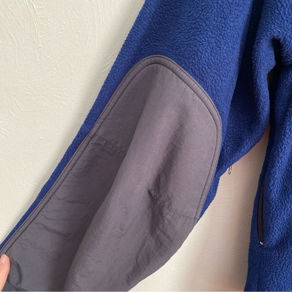 Marmot Men’s Navy Blue Polartec Fleece Jacket Size XL Full Zip Hiking Pockets - Picture 5 of 14